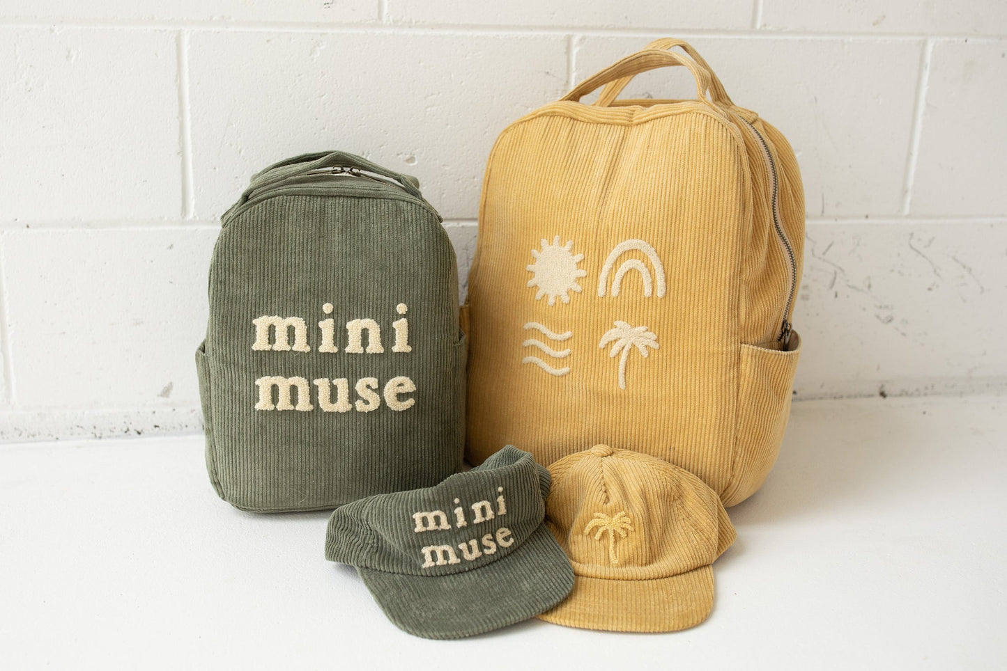 Bam Loves Boo - Mini Muse Organic Backpack - Olive - MINI