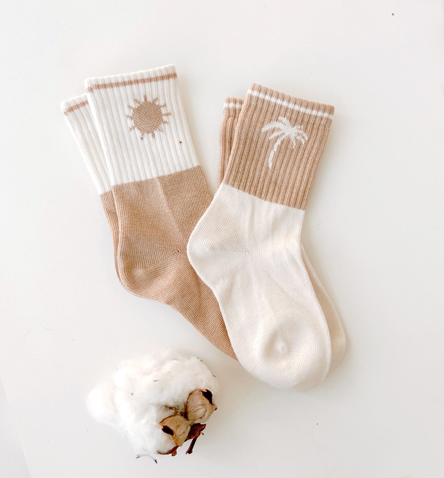 Bam Loves Boo - Organic Sports Socks 2pack