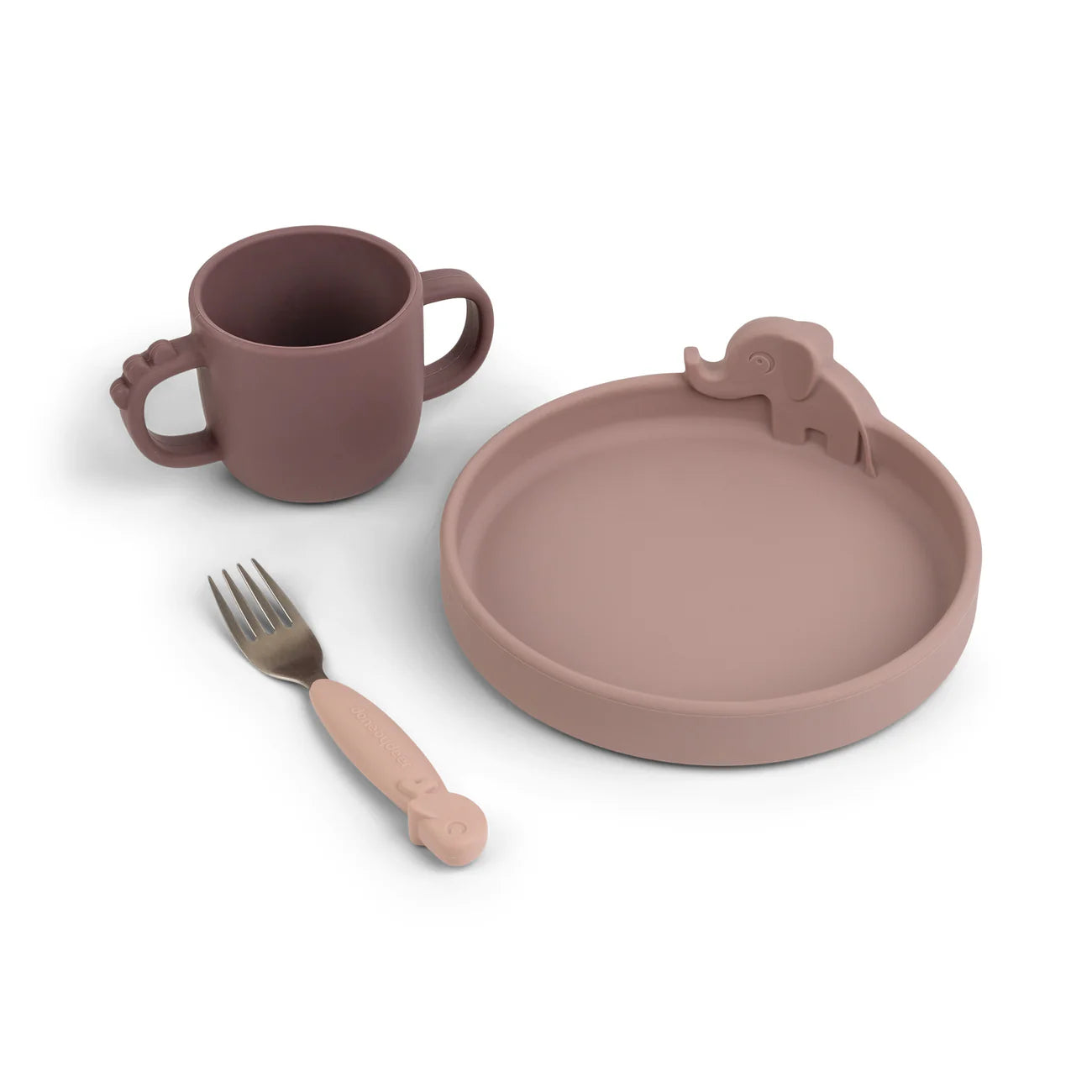 Done by Deer - Peekaboo dinner set Deer friends Powder