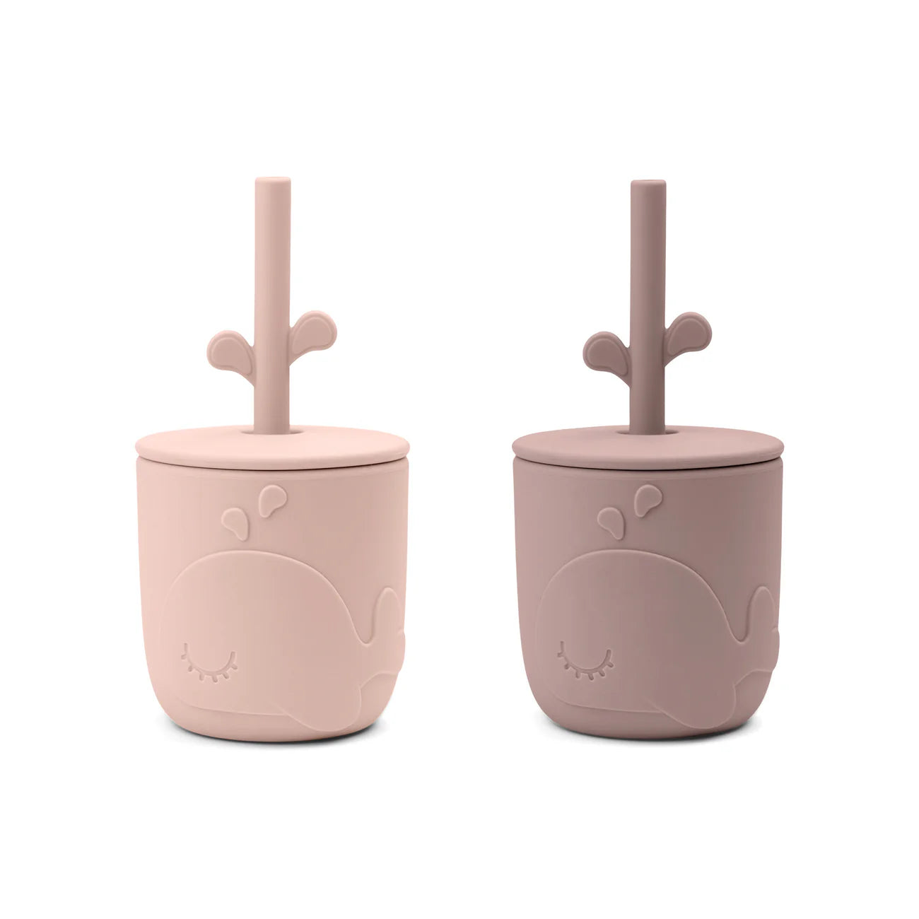 Done by Deer - Peekaboo straw cup 2-pack Wally Powder