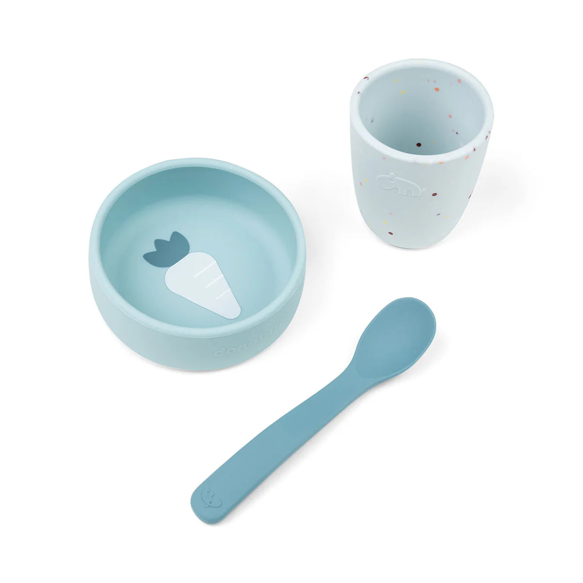 Done by Deer - Silicone first meal set Blue