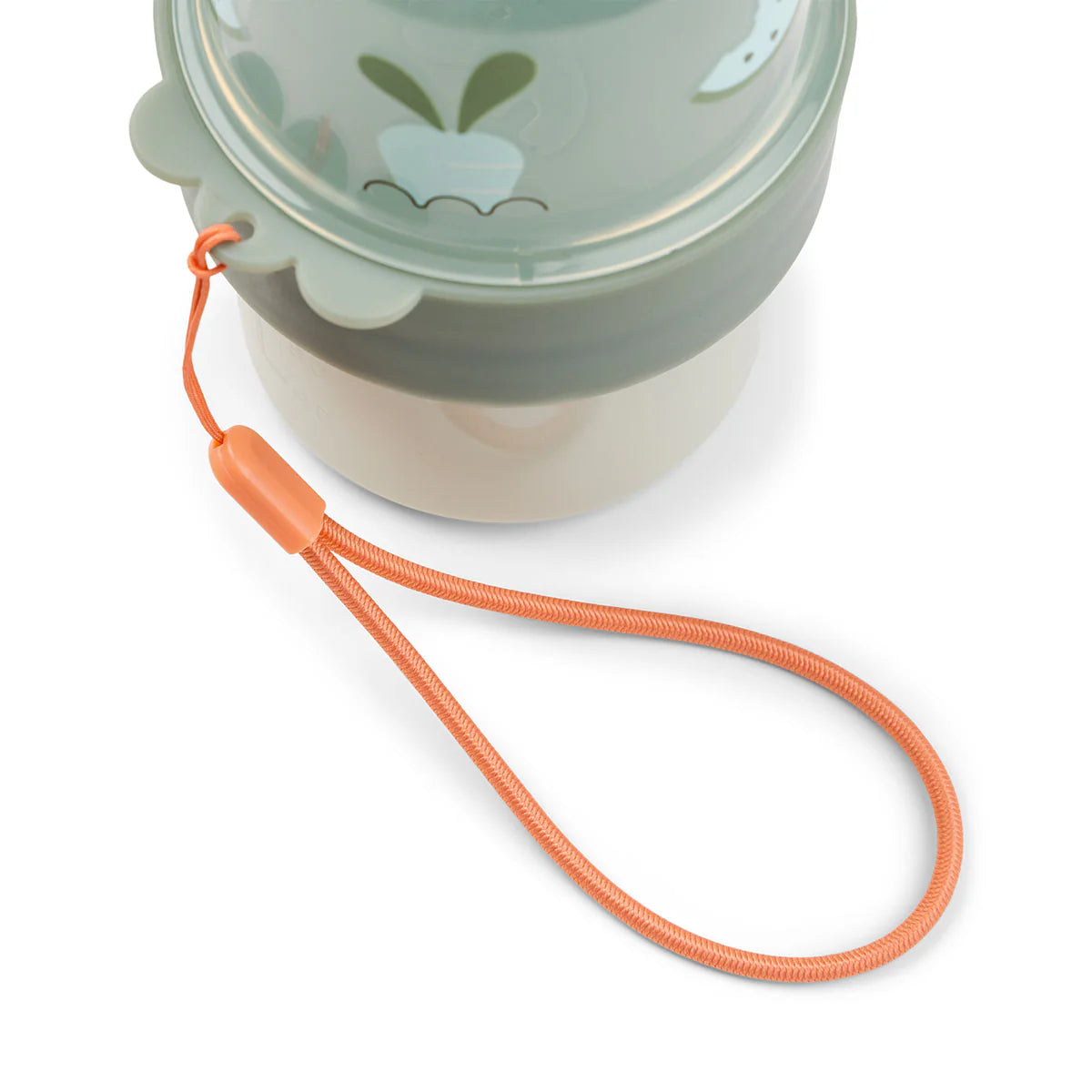 Done by Deer - To go 2-way snack container S Birdee Green