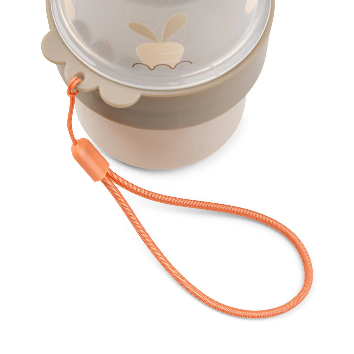 Done by Deer - To go 2-way snack container S Birdee Sand