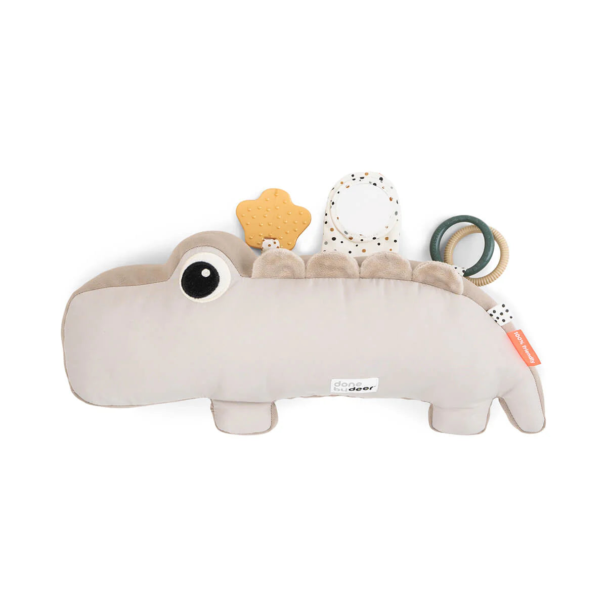 Done by Deer - Tummy time activity toy Croco Sand