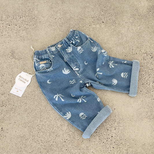 Bam Loves Boo - Jagger Jean - Cali Print Denim