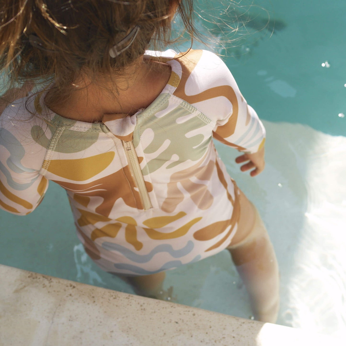 Bam Loves Boo - Tropicana Long Sleeve Swimsuit - size up