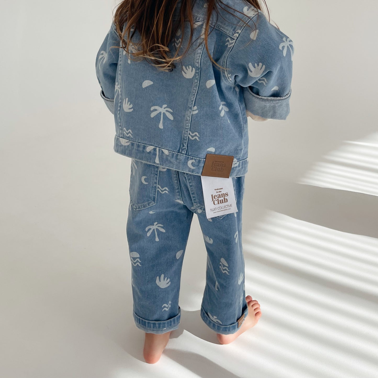 Bam Loves Boo - Trucker Jacket- Cali Print Denim